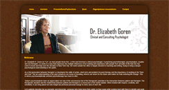 Desktop Screenshot of elizabethgoren.com